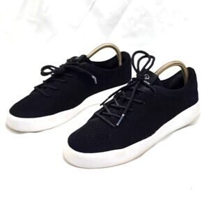 GIESSWEIN WOMENS WOOL SNEAKER 39 BLACK WHITE LACE UPS GOOD PRE OWNED NICE